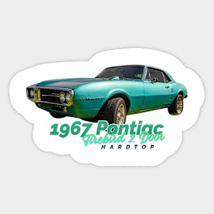 1967 Pontiac Firebird 2 door Hardtop Sticker